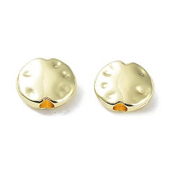 Золотой Наберешь металлизации шарики сплава, плоско-круглые, золотые, 7x7.5x2.5 мм, отверстие : 1.5 мм