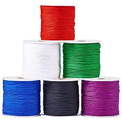 (52) Непрозрачная лаванда Нейлоновая нить, разноцветные, 0.8 мм, около 100 ярдов / рулон, 6 рулонов / набор