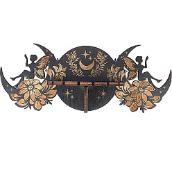 Angel & Fairy Маятниковые держатели для биолокации из древесины тополя, ведьма висит держатель кристалла, фея, 250x100x6 мм