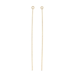 Real 14K Gold Filled Кованые 1/20 14 позолоченные штифты с ушком штифты с ушком, real 14 k золото заполнено, 65.5 мм, отверстие : 1.4 мм, 21 датчик