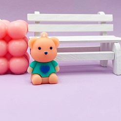 Бирюза Пластиковые подвески из пвх, нести прелести, бирюзовые, 55 мм