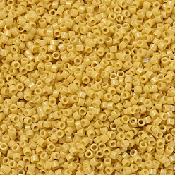 (DB2102) Duracoat Dyed Opaque Banana MIYUKI Delica Beads, Cylinder, Japanese Seed Beads, 11/0, (DB2102) Duracoat Dyed Opaque Banana, 1.3x1.6mm, Hole: 0.8mm, about 20000pcs/bag, 100g/bag