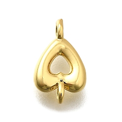 Letter A Подвески из латуни, без свинца и без кадмия, долговечный, стойки покрытие, реальный 18 k позолоченный, буква a, 11.5x7x2.5 мм, отверстие : 1.2 мм