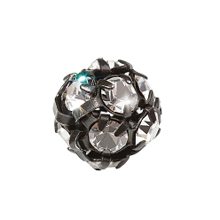 Черный Кристаллы preciosa® maxima в оправах, чешский хрусталь, 719 36 001 шар рондель с шатоны максима, 00030 кристалл, чёрные, 8 мм
