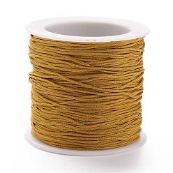 Goldenrod Nylon Thread, DIY Material for Jewelry Making, Goldenrod, 1mm, 100yards/roll