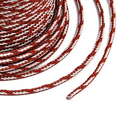 (123L) Белый крем непрозрачный блеск 40m с нейлоновым покрытием 304 плетеные провода из нержавеющей стали, круглые, огнеупорный кирпич, 3 мм, 9 датчик, около 131.23 футов (40 м) / рулон