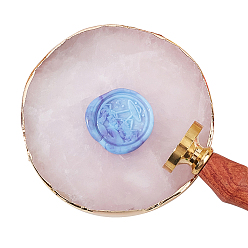Pink Marble Drink Coasters, Round, Pink, 9x0.6cm