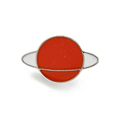 Planet Сплавочные брошки, эмалевые булавки, ткань для рюкзака, планета, 15x19.5x2 мм