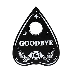 Сердце Деревянная маятниковая доска, биолокация гадальная доска, для колдовства принадлежности для викканского алтаря, 110x90 мм