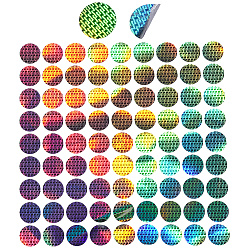 Серебро 500шт. самоклеящиеся этикетки для лазерной печати, защитная этикетка, лазерная голографическая 3d этикетка для защиты от подделок, овальные, серебряные, 15x0.1 мм