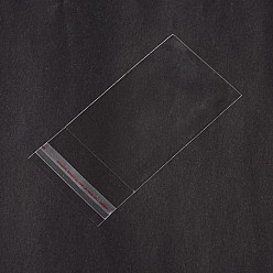 Clear Rectangle Cellophane Bags, Clear, 10.5x5cm, Unilateral Thickness: 0.05mm, Inner Measure: 8.5x5cm