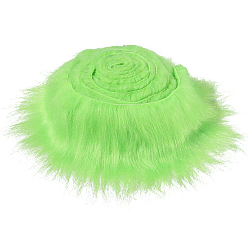 Бледно-Зеленый 1 искусственная шерстяная ткань для Рождества, праздничные и праздничные украшения, бледно-зеленый, 1500x50x1.5 мм