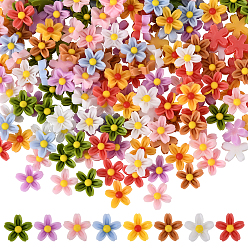 (52) Непрозрачная лаванда 240 шт. 8 цвета сакуры смоляные кабошоны, ногтей декоративные аксессуары, разноцветные, 8x8x3 мм, 30 шт / цвет