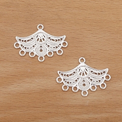 Платина Сплав ссылки люстра компонент, вентилятор, платина, 30x23 мм