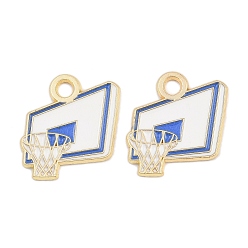 Золотой Подвески из эмали и сплава, без кадмия и без свинца, спортивные темы, золотые, 20.5x19x1 мм, отверстие : 2.5 мм