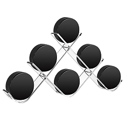 Clear 2Pcs Acrylic Hockey Puck Holder, Clear, 244x38x53mm