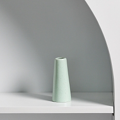 Мята молочно-белая Мини-керамические вазы для цветов для домашнего декора, маленькие вазы с цветочными бутонами для центральной части, мятный крем, 43x95 мм, отверстие : 20 мм