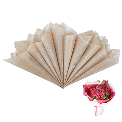 Светло-коричневый 152 листы бумаги для упаковки цветов, полупрозрачная молочно-хлопковая подкладочная бумага, квадратный, загар, 280x280x0.1 мм