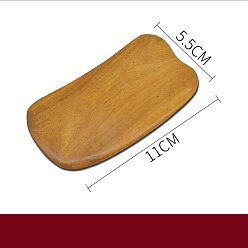 Rectangle Деревянные массажные инструменты, прямоугольные, 110x55 мм