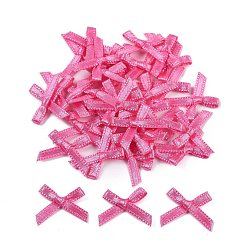 Ярко-Розовый Аксессуары из полиэстера, бантом, ярко-розовый, 16x19x3 мм