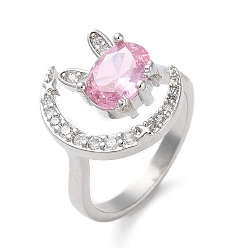 Кролик Регулируемый из латуни с кольцами из циркония, кролик, внутренний диаметр: 16 мм