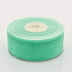 Средний Весенно-Зеленый Полиэстер бархат лента для упаковки подарка и украшения празднества, средний весенний зеленый, 1-1/2 дюйм (38 мм), о 20yards / рулон (18.29 м / рулон)