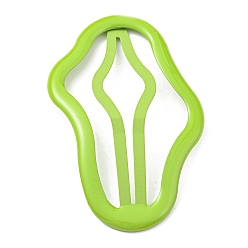 Желто-Зеленый Заколки для волос из сплава Cloud, аксессуары для волос для девочек, желто-зеленый, 67.5x42x1.5 мм