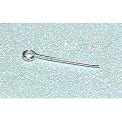 Silver 925 Sterling Silver Eye Pin, Silver, 30x0.8mm, about 54pcs/10g