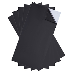 Черный Пластиковая наклейка, наклейки для дорожного покрытия, чёрные, 600x300x0.1 мм