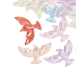 (52) Непрозрачная лаванда Прозрачные акриловые подвески в виде орла, с покрытием AB цвета, разноцветные, 23.5x35.5x4.5 мм, отверстие : 1.5 мм, Около 581 шт / 500 г