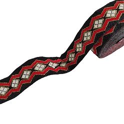 Красный Полиэфирная лента, орнамент одежды, красные, 3/4 дюйм (20 мм), около 7.66 ярдов (7 м) / шт