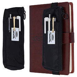 Black 1Pc Polyester Pen Cases, Rectangle, Black, 185x50x25mm