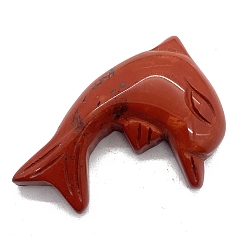 Красная Радужная Яшма Подвески из натуральной красной радужной яшмы с морскими животными, прелести дельфинов, 35x25 мм