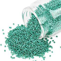 (DB2505)Duracoat Galvanized Dk Mint Green Бусины miyuki delica, цилиндр, японский бисер, 11/0, (db2505)duracoat оцинкованный dk мятно-зеленый, 1.3x1.6 мм, отверстие : 0.8 мм, Около 100000 шт / 500 г