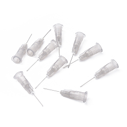 Dark Gray Plastic Fluid Precision Blunt Needle Dispense Tips, Dark Gray, 7.5x6.5x30mm, Inner Diameter: 4mm, Pin: 0.4mm