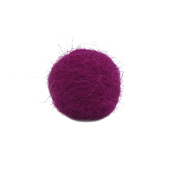 Фиолетовый Шерстяные войлочные шарики, Pom Pom шары, для декоративных украшений diy, фиолетовые, 20 мм