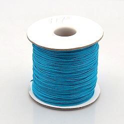 Темно-Голубой Импортировано нейлоновая нить, глубокое синее небо, 0.8 мм, Около 120 ярдов / рулон