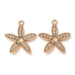 Light Gold Alloy Rhinestone Pendants Cabochon Settings, Flower Charms, Light Gold, 24x21.5x2.5mm, Hole: 1.6mm, Tray: 3.5mm