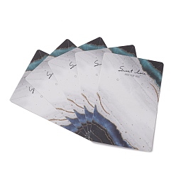 Другие Карты дисплея браслета бумаги с покрытием, прямоугольные, другой узор, 9.1x6x0.04 см