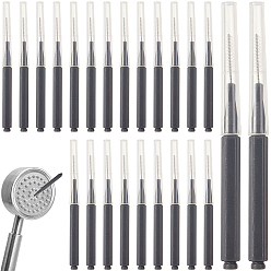 Прусский Синий Щетки для чистки пластика, с головкой из нержавеющей стали, берлинская лазурь, 58x4 мм