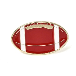 Rugby Эмалированные броши на тему регби и спорта, булавки для лацканов из сплава для одежды рюкзака, огнеупорный кирпич, регби, 18x31 мм
