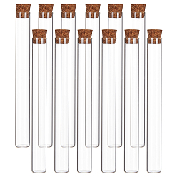 Прозрачный Стеклянная пробирка, с деревянной пробкой, прозрачные, 107 мм