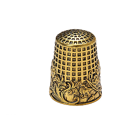 Античное Золото Металлическая защита пальцев для швейных наперстков, регулируемый защитный экран для пальцев, швейные инструменты, античное золото , 23x19 мм