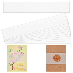 White Acetic Acid Paper Book Cover, Rectangle, White, 310x50x0.1mm