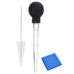 (52) Непрозрачная лаванда 1Поливная воронка для цветочного горшка из резины и пластика ПП, с чистящей щеткой, с 1многофункциональной салфеткой из микрофибры ПК, разноцветные