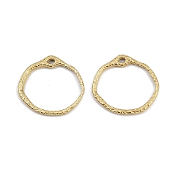 Золотой 304 подвески из нержавеющей стали, кольца подвески, ионное покрытие (ip), золотые, 21x22x2 мм, отверстие : 1x2 мм