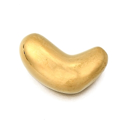 Золотой 304 подвески из нержавеющей стали, боб, золотые, 14x23.5x8.5 мм, отверстие : 2 мм