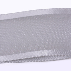 Gainsboro 100 Yards Polyester Organza Ribbon with Satin Edge, Gainsboro, 3/8 inch(9mm)