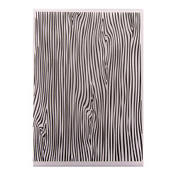 Tree Transparent Plastic Embossing Template Folders, For DIY Scrapbooking/Photo Album Decorative/Embossed Paper, Stamp Sheets, Black, Tree Pattern, 14.8x10.5cm