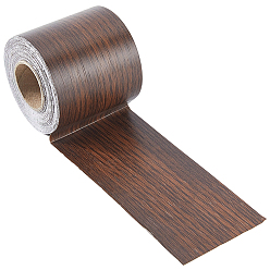 Кокосово-Коричневый Наклейки пвх, наклейки с текстурой дерева, наклейки для мебели, кокосового коричневый, 51 мм, 10 м / рулон